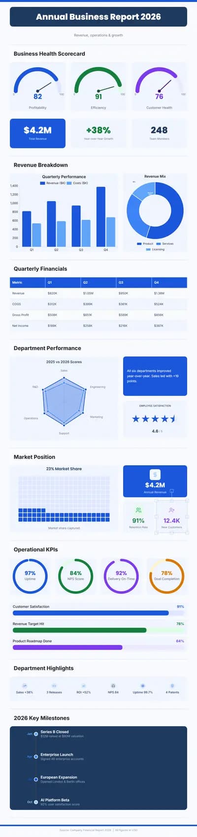 Business Stats Dashboard