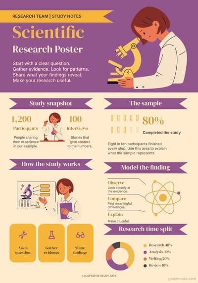 Illustrated Research Poster
