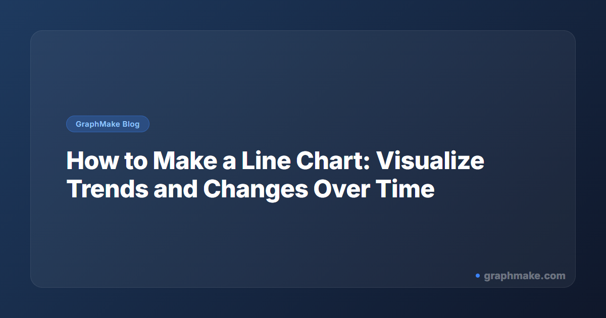 How to Make a Line Chart: Visualize Trends and Changes Over Time