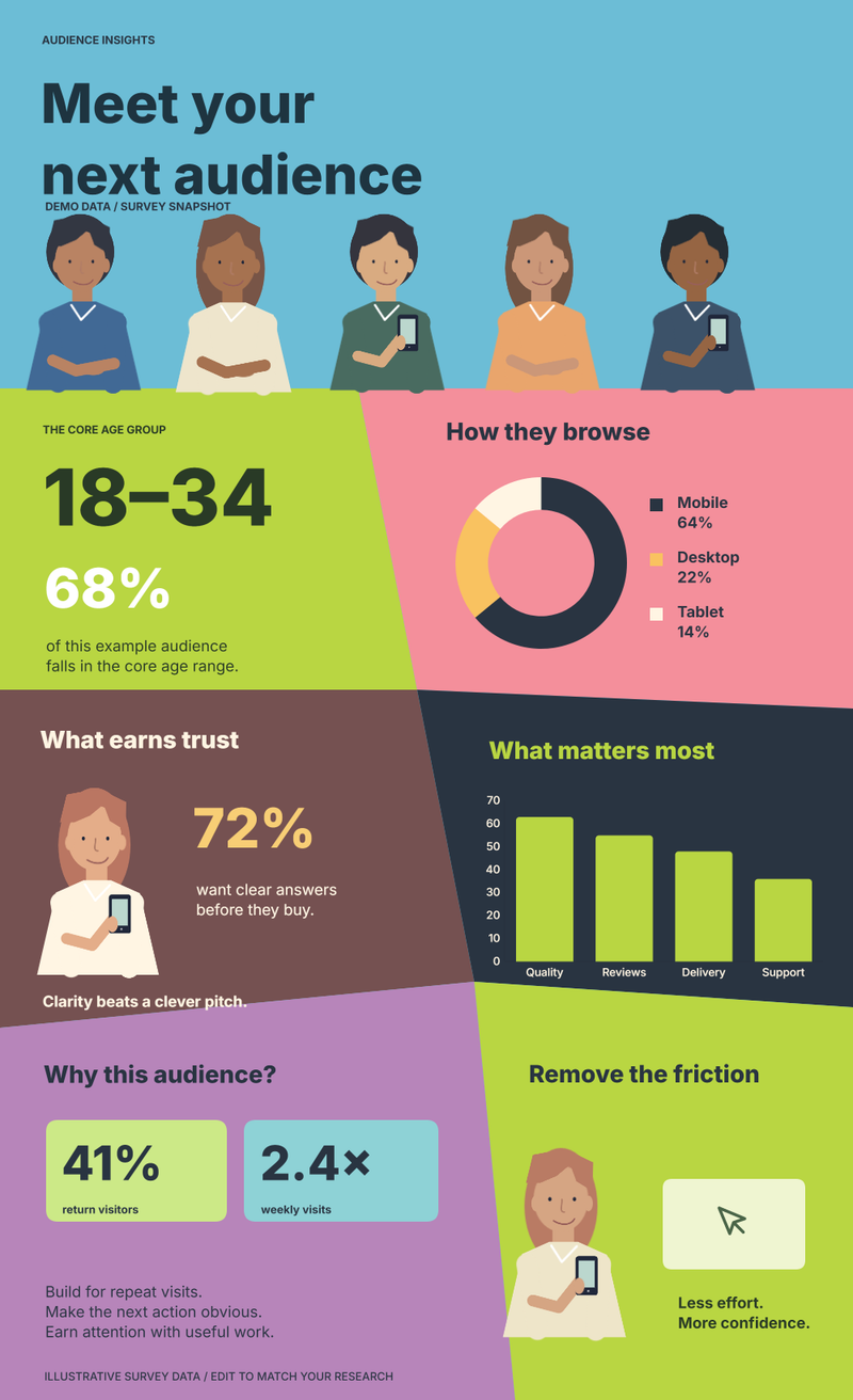 Audience Insights Report template preview